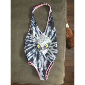 Custom alien rave bodysuit